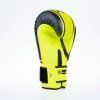 Rukavice Fighter Basic Stripe - neon žlutá 10 (Velikost 10)
