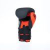 Boxerské rukavice Fighter Secure Fit - černá/červená 14 (Velikost 14)