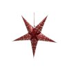 Star Lantern, papírová hvězda 75cm, červená