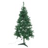 Umělý vánoční stromek s LED bílými žárovkami, 210 cm