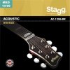 Stagg AC-1356-BR, sada strun pro akustickou kytaru, medium