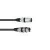 Kabel MC-10 XLR samec - XLR samice, 1m, černý