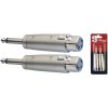 Stagg AC-XFPMH, redukce Jack 6,3 mm zástrčka mono - XLR zásuvka, 2ks