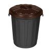 38350 plastovy kos cerny s hnedym vikem 50 l