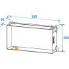 Rack Profi 4HE, hloubka 45cm, 9mm