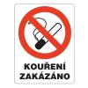 Samolepka kouření zakázáno 120x160 mm