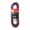 Stagg SMC6 CPP, mikrofonní kabel XLR/XLR, 6m, fialový
