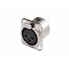 Hicon XLR mounting plug 3pin HI-X3DF