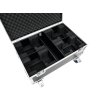 Roadinger Flightcase 4x THA-40 PC with wheels