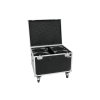 Roadinger Flightcase pro 4x LED THA-100F/THA-120PC na kolečkách