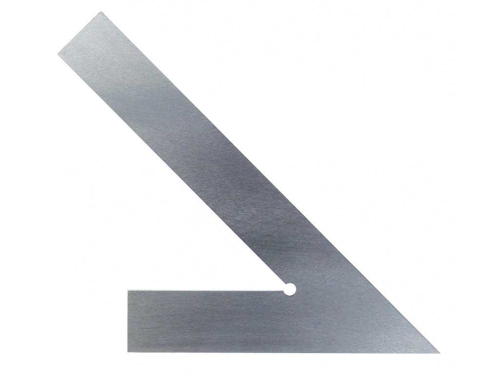 Plochý ocelový úhelník 120×80 mm / úhel ostrý 45 °