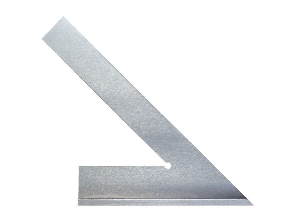 Příložný ocelový úhelník 150×100 mm / úhel ostrý 60 °