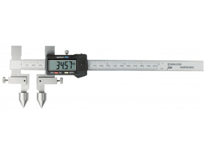 Posuvné měřidlo s vyměnitelnými čelistmi digitální 0 až 300 mm