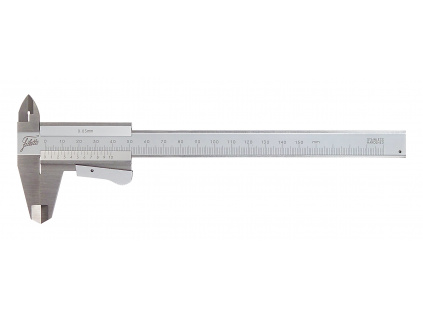 Posuvné měřidlo s noniusem analogové 0 až 150 mm / posuvové kolečko ano / hloubkoměr plochý / nonius 0,05 mm / jemné ladění ne