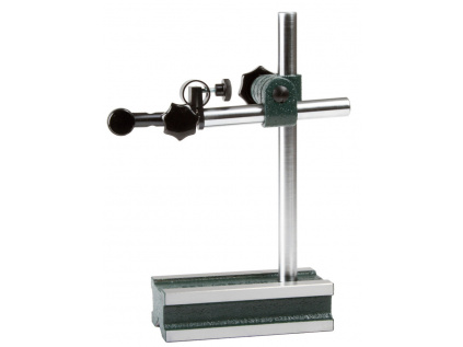 Měřicí stojánek s litinovou základnou / sloupek průměr 16 mm / rozměry základny 65×40×140 mm