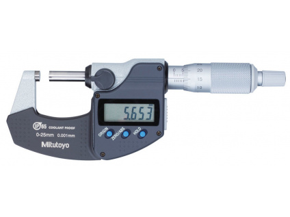 Mikrometr Digimatic Coolant Proof digitální 25 až 50 mm IP65 / výstup dat ne