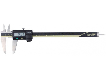 Posuvné měřidlo Absolute Digimatic digitální 0 až 200 mm IP40 / posuvové kolečko ne / hloubkoměr plochý
