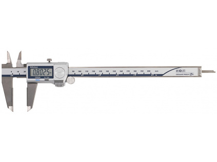 Posuvné měřidlo Absolute Digimatic Coolant Proof digitální 0 až 200 mm IP67 / posuvové kolečko ano / hloubkoměr plochý