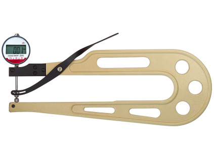 Tloušťkoměr digitální 0 až 25 mm / provedení doteku průměr 25 mm / hloubka třmene 50 mm