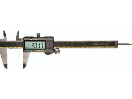 Posuvné měřidlo digitální 0 až 150 mm / posuvové kolečko ano / hloubkoměr plochý