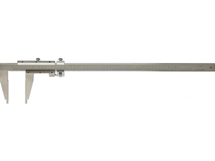 Posuvné měřidlo bez horních čelistí analogové 0 až 600 mm / posuvové kolečko ne / nonius 0,02 mm / jemné ladění ano