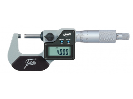 Třmenový mikrometr digitální 75 až 100 mm IP65 / posuv 0,5 mm/otáčku