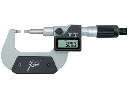 Mikrometr s úzkými měřicími plochami digitální 75 až 100 mm