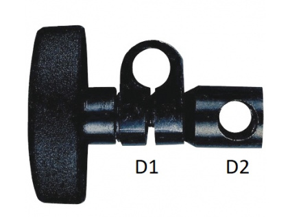 Upínací svorka / průměr d1 14 mm / průměr d2 8 a 6 mm