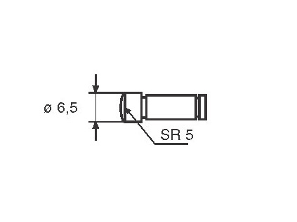 Dotek pro univerzální mikrometry / typ doteku Kulový