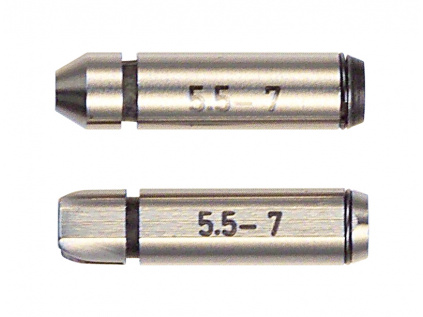 Měřicí vložky pro mikrometr na metrický závity 60 ° v sadě / stoupání 0,4 až 7,0 mm