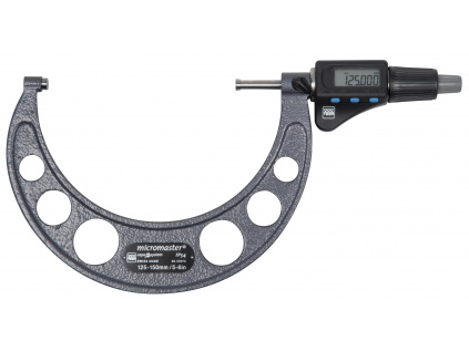 Třmenový mikrometr MICROMASTER digitální 125 až 150 mm IP54
