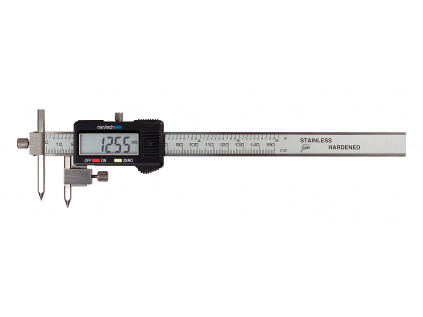 Posuvné měřidlo pro měření roztečí digitální 5 až 150 mm