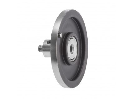 M2 diskový dotek průměr 18 mm, nástrojová ocel, šířka 1,5 mm, s válečkem pro měření v ose Z