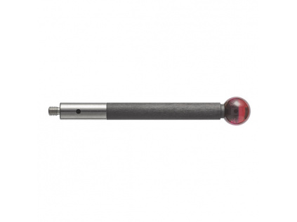 M2 dotek s rubínovou kuličkou průměr 4 mm, dřík z uhlíkových vláken, L 30 mm, efektivní účinná délka (EWL) 30 mm