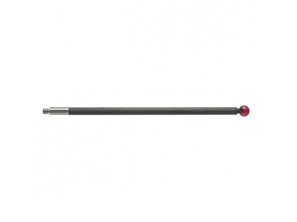 M2 dotek s rubínovou kuličkou průměr 4 mm, dřík z uhlíkových vláken, L 75 mm, efektivní účinná délka (EWL) 75 mm