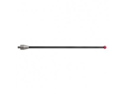 M5 dotek s rubínovou kuličkou průměr 8 mm, dřík z uhlíkových vláken, L 150 mm, efektivní účinná délka (EWL) 135 mm