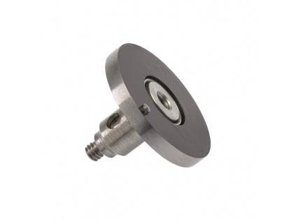 M2 diskový dotek průměr 14 mm, nástrojová ocel, šířka 1,6 mm, s válečkem pro měření v ose Z