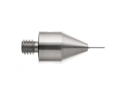 M5 dotek s rubínovou kuličkou průměr 0,5 mm, dřík z karbidu wolframu, L 20 mm, efektivní účinná délka (EWL) 4 mm