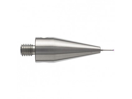 M5 dotek s rubínovou kuličkou průměr 1 mm, dřík z karbidu wolframu, L 30 mm, efektivní účinná délka (EWL) 5 mm