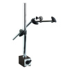 Měřicí stojánek sloupkový s magnetickou základnou / celková délka ramen 110 mm / rozměry sloupku průměr 8 mm, délka 130 mm