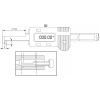 Posuvné měřidlo pro měření v otvorech digitální 3 až 200 mm