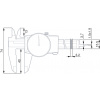 Posuvné měřidlo s číselníkem 0 až 150 mm / posuvové kolečko ne / hloubkoměr plochý / nonius 0,02 mm / jedna otáčka 2 mm/ot.