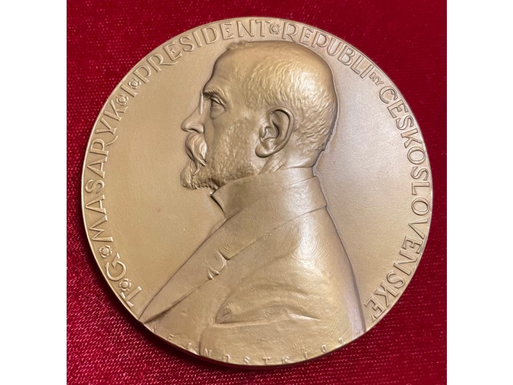 Bronzová medaile T.G.Masaryk (1922) J. Šejnost