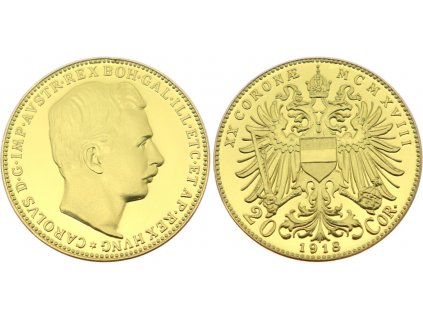 20 koruna 1918 2020 karel i 1916 1918 vyhledavana novinka 88794269