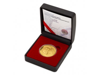 Zlatá medaile Rudolf II. Habsburský Proof 62,2g (2 OZ)