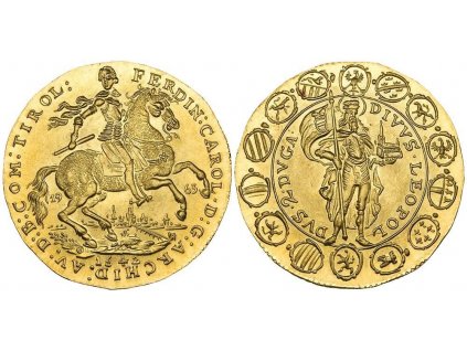 2D Ferdinand Carl 1642 restrike 1963 b