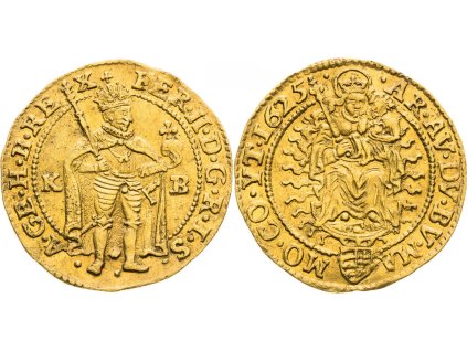 Extrémně vzácný 1 Dukát Ferdinand II. ročník 1625 Kremnice - RR