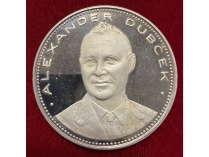 Stříbrná medaile 20 Dukát! - A. Dubček (1968)