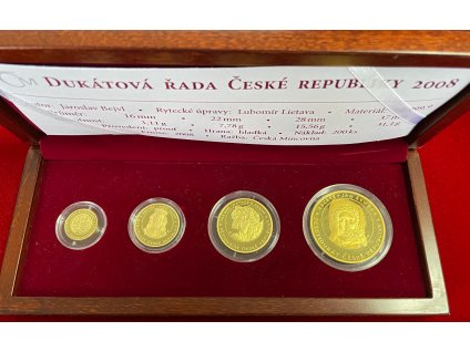 Dukátová sada České republiky  (2008)