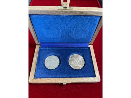 Stříbrná sada ARTIA – 10. výročí vzniku ČSR (1973)